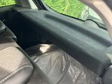 a dog sitting in the back seat of a car