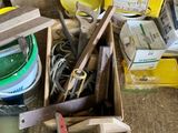 a box full of tools sitting on the ground