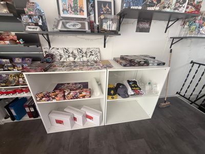 Comptoir d'accueil en stratifié noir