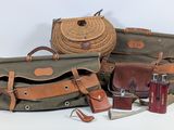 many different types of bags that are sitting on a table