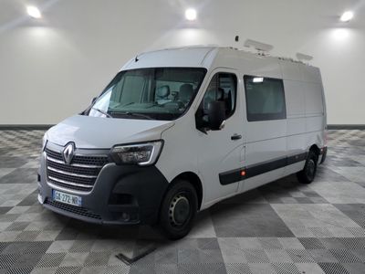 a picture of a white van parked in a room