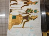 a picture of a paper cut out of a picture of an egyptian god