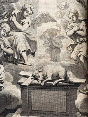 RICHARD, [abbé Jean]. Agneau pascal, ou Explications des cér…