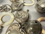a lot of silver objects on the table