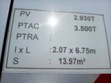 a sign on the side of a refrigerator that says pv ptac ptra