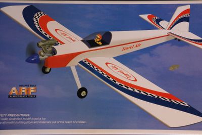 a picture of a picture of a model airplane