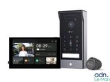 an image of a smart phone and a smart door lock