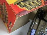 a box with a picture of a tank inside of it