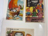 un livre sur lequel figurent des personnages de dessins animés