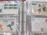 a binder with a lot of different stamps on it