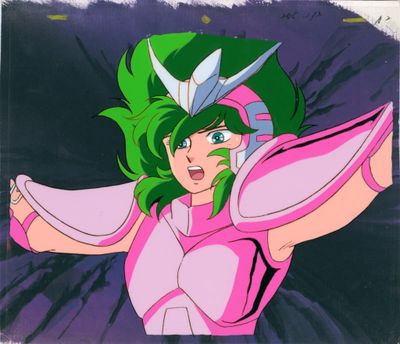 a close up of a cartoon character holding a tennis racket