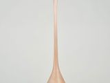 vase with a wooden handle in the shape of a tear