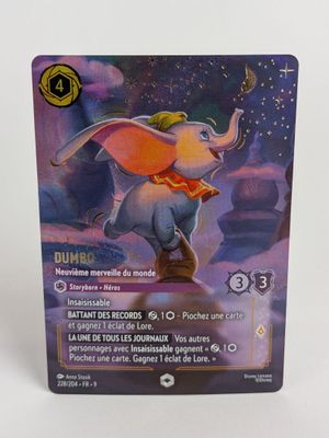 Carte à collectionner Disney - Dumba l'éléphant, du film « Dumba »