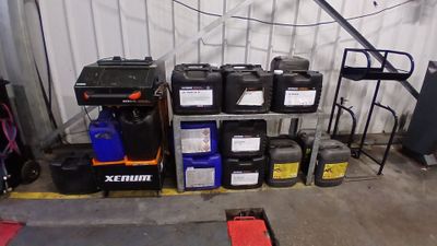 many different types of storage in this garage