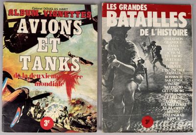 Album vignettes Colonel Douglas Hart avions et tanks, on y j…