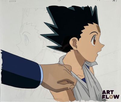 Hunter x Hunter Gon Freecss Cellulo à l’encre et à la gouach…