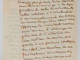 une lettre manuscrite du président des états-unis