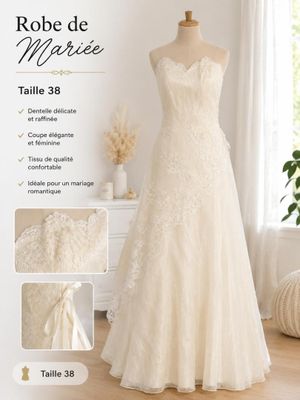 robe de mariée - taille 38 - robe de mariée - robe de mariée - robe de mariée - robe de mariée - robe de mariée - robe - robe -