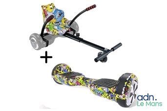 Pack Hoverboard + Kart - URBANGLIDE - 65 Lite - Retour SAV v…