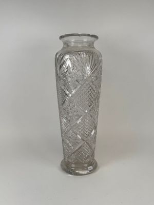 SUPERBE SEAU À champagne en cristal soufflé et taillé les ducs de