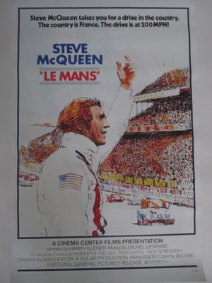 Affiche du film « Le Mans » avec Steve McQueen