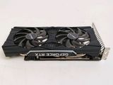 a close up of a video card on a white surface