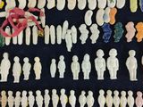 a picture of a display case with a variety of figurines