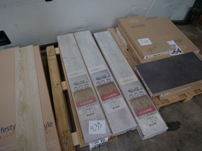 beaucoup de types de carrelage différents au sol