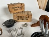 many different types of chocolates on the table