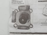 a paper with instructions on how to use a water pump