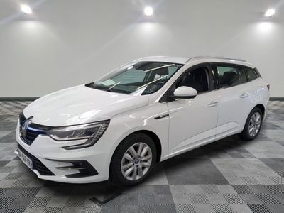 the white car is parked on a checkered tile floor