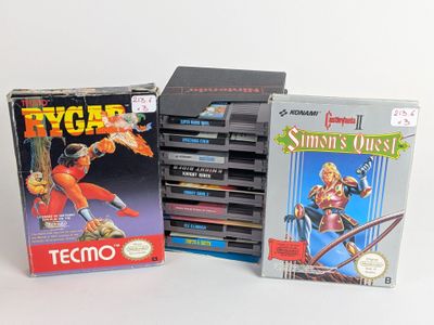 two video games on the table next to each other