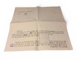 a piece of paper that has some writing on it
