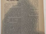 an old newspaper with a black and white image of a man
