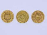 trois souverains d'or de l'Empire britannique