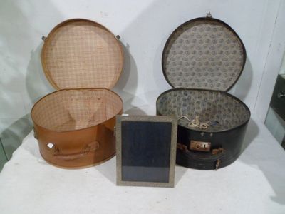 three suitcases that are sitting on a table