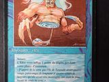 une image représentant une carte sur laquelle figure un homme tenant un bol