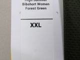a label that says high summer bibshortt women forest green xxl