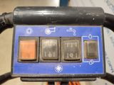 an image of a close up of a control panel on a bicycle