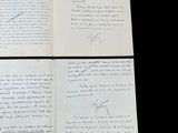 two pages of a handwritten book with handwriting on them
