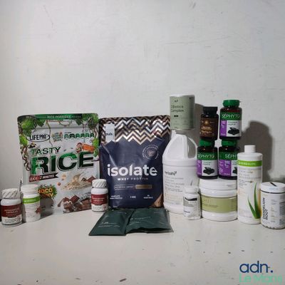 many different types of products that are on the table