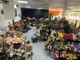 De nombreuses variétés de fleurs sont exposées dans le magasin.