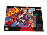 a picture of an old video game with a basketball game on it