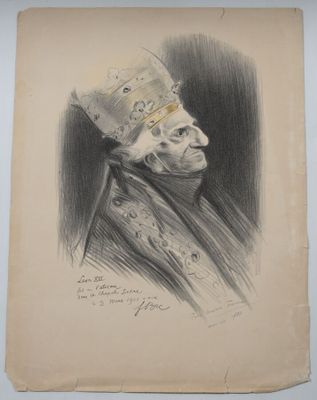 BAC (Ferdinand) Léon XIII. Fait au Vatican dans la chapelle …