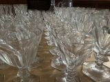 many glasses on the table ready to be served