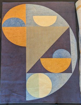 a picture of a rug with a design on it