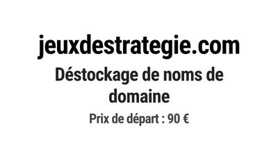 Nom de domaine jeuxdestrategie.