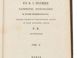 an old book with a black and white title on it