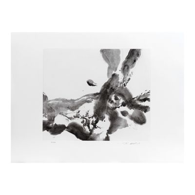 a black and white drawing of a giraffe laying down