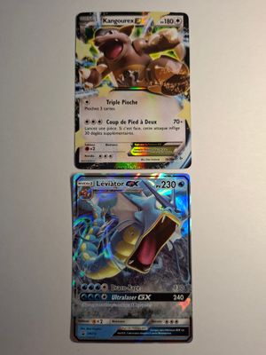 "COLLECTION-POKÉMON-CARTES : GX / EX DIVERS (lot de 2)